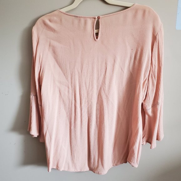 Pink Flowy Boho Shirt - Picture 6 of 6